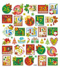 Countdown To Christmas Gold Glitter Stickers