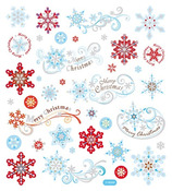 Whimsy Winter Silver Glitter Stickers