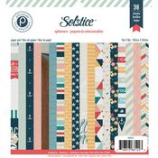 Solstice 6 x 6 Paper Pad - Pink Paislee 