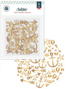Solstice Gold Foam Shapes - Pink Paislee