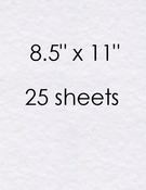 White Prismatic 8.5 x 11 Cardstock 25 Count - Bazzill