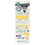 Awesome Mixed Media Chipboard Stickers - Heidi Swapp