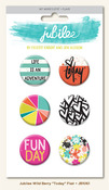 Today Flair Buttons - Wild Berry - Mint Julep - My Minds Eye
