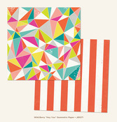 Geometric Paper - Hey You - Wild Berry - Jubilee - My Minds Eye