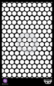 Honeycomb 6.5x10.25 Stencil - Finnabair - Prima