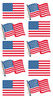 American Flag Repeats Sticko Stickers - EK Success