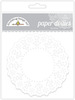 Lily White Paper Doilies - Doodlebug