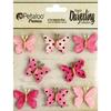 Pink Butterflies - Darjeeling Teastained - Petaloo