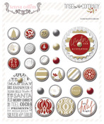 Tinsel & Company Decorative Brads - Teresa Collins