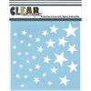 Stars 6 x 6 Mask Stencil - Clear Scraps