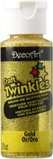 Gold Craft Twinkles Glitter Paint