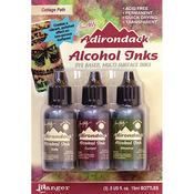 Adirondack Earthtones Alcohol Ink .5oz 3/Pkg - Cottage Path - Slate/Currant/Mead