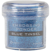Blue Tinsel - Embossing Powder 1oz Jar