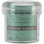 Green Tinsel - Embossing Powder 1oz Jar
