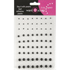 Black Glossy Dots - Want2Scrap Self-Adhesive Pearls 72/Pkg