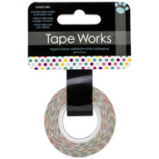 Multicolor Dots - Tape Works Tape .625"X50'