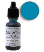 Teal Blue - StazOn Ink Refill