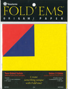 Fold 'Ems Origami Two - Sided Solid Paper 5.875" 18/Pkg-