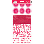 Ladybug - Teensy Type Cardstock Alphabet Stickers