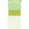 Limeade - Teensy Type Cardstock Alphabet Stickers