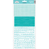 Swimming Pool - Teensy Type Cardstock Alphabet Stickers