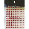 Red - Bling Self-Adhesive Jewels Multi-Size 100/Pkg