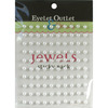 White - Bling Self-Adhesive Pearls 5mm 100/Pkg