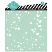Confetti - Heidi Swapp Stencil 6"X6"