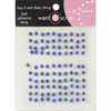 Blue Pearls - Want2Scrap Self-Adhesive Baby Bling 2.5mm 100/Pkg