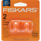 Straight, Style I - Fiskars TripleTrack High-Profile Replacement Blades 2/Pkg
