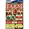 Farm - Signature Dimensional Stickers 4.5"X6" Sheet