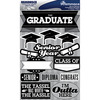 Graduation - Signature Dimensional Stickers 4.5"X6" Sheet