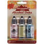 Adirondack Lights Alcohol Ink .5oz 3/Pkg - Countryside - Shell Pnk/Willow/Cloudy