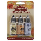 Adirondack Lights Alcohol Ink .5oz 3/Pkg - Wildflowers - Lemonade/Peach Bellini/