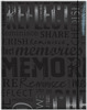Memories - Black - Embossed Gloss Expressions Photo Album 4.75"X6.5" 100 Pocket
