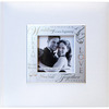 Wedding - White - Fabric Expressions Photo Album 8.5"X8.5" 200 Pockets