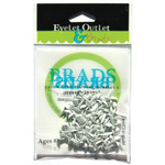 White 4mm - Eyelet Outlet Round Brads