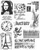 Mini Classics - Tim Holtz Cling Rubber Stamp Set - Stampers Anonymous