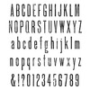 Tall Text - Tim Holtz Cling Rubber Stamp Set - Stampers Anonymous