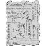Christmas Background - Stampendous Christmas Cling Rubber Stamp