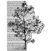 Tree Poem - Stampendous Cling Rubber Stamp