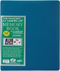 Seabreeze Blue - Family Treasures Deluxe Fabric Post Bound Album 8.5"X11"