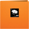 Orange 12 x 12  Cloth Cover Post Bound Album - Pioneer