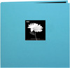 Turquoise Blue - Book Cloth Cover Post Bound Album 12"X12"
