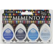 Ocean - Memento Dew Drop Dye Ink Pads 4/Pkg
