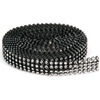 4 Rows, Black & Silver - Bling On A Roll 3mmX3yd