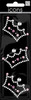 Princess Crowns - Rhinestone Word & Icon Stickers