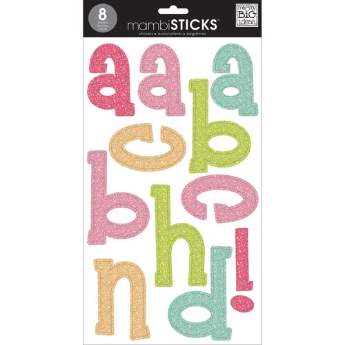 Sticko Stickers > Multi Metallic Funhouse Small - Sticko Alphabet Stickers:  A Cherry On Top