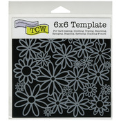Daisy Cluster - Crafter's Workshop Template 6"X6"
