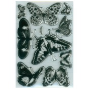 Butterflies - Stampendous Perfectly Clear Stamps